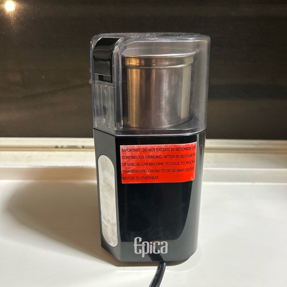 Epica Electric Coffee Grinder & Spice Grinder